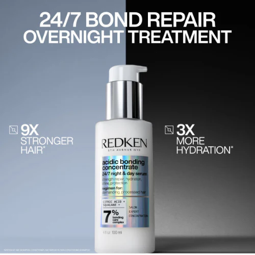Redken Acidic Bonding Concentrate 24/7 Night & Day Serum 100 ml. - Image 3