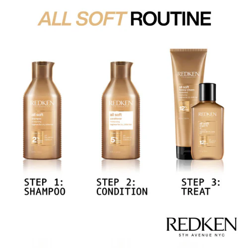 Redken All Soft Shampoo 500 ml - Image 4