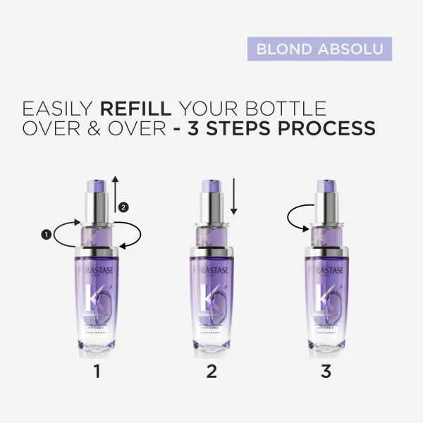 Kérastase Blond Absolu L´Huile Cicagloss Refill Hair Oil 75ml - Image 3