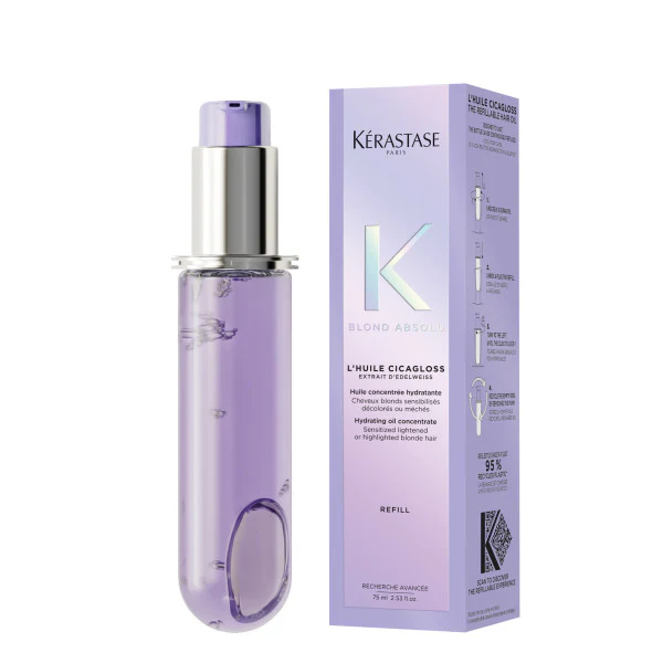 Kérastase Blond Absolu L´Huile Cicagloss Refill Hair Oil 75ml - Image 5