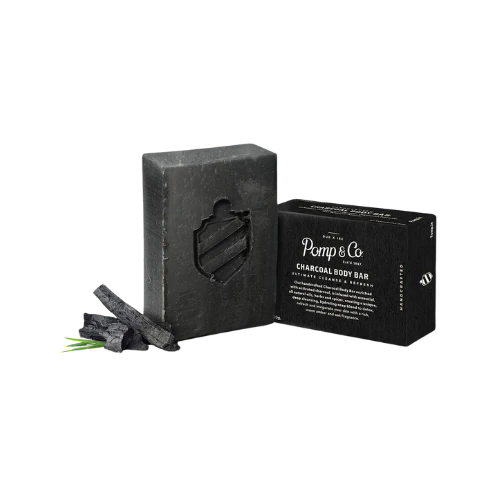 Pomp & Co. Charcoal Body Bar Soap 120 g