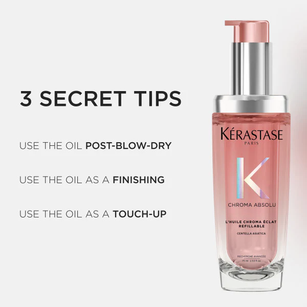 Kérastase Chroma Absolu Éclat Refillable Hair Oil 75ml - Image 3