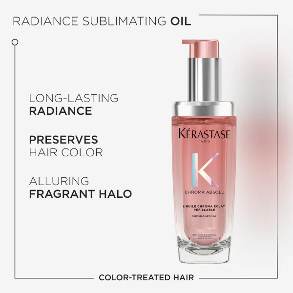 Kérastase Chroma Absolu Éclat Refillable Hair Oil 75ml - Image 4
