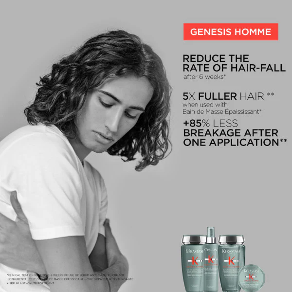 Kérastase Genesis Homme Bain De Masse Épaississant 250ml - Image 3