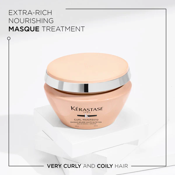 Kérastase Curl Manifesto Masque Beurre Haute Nutrition Hair Mask 200ml - Image 2