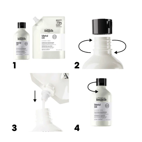 L'Oréal Metal DX Shampoo 500 ml. refill - Image 3