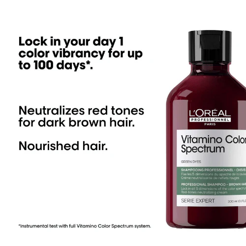 L'Oréal Vitamino Color Spectrum Green Shampoo 300 ml. - Image 2