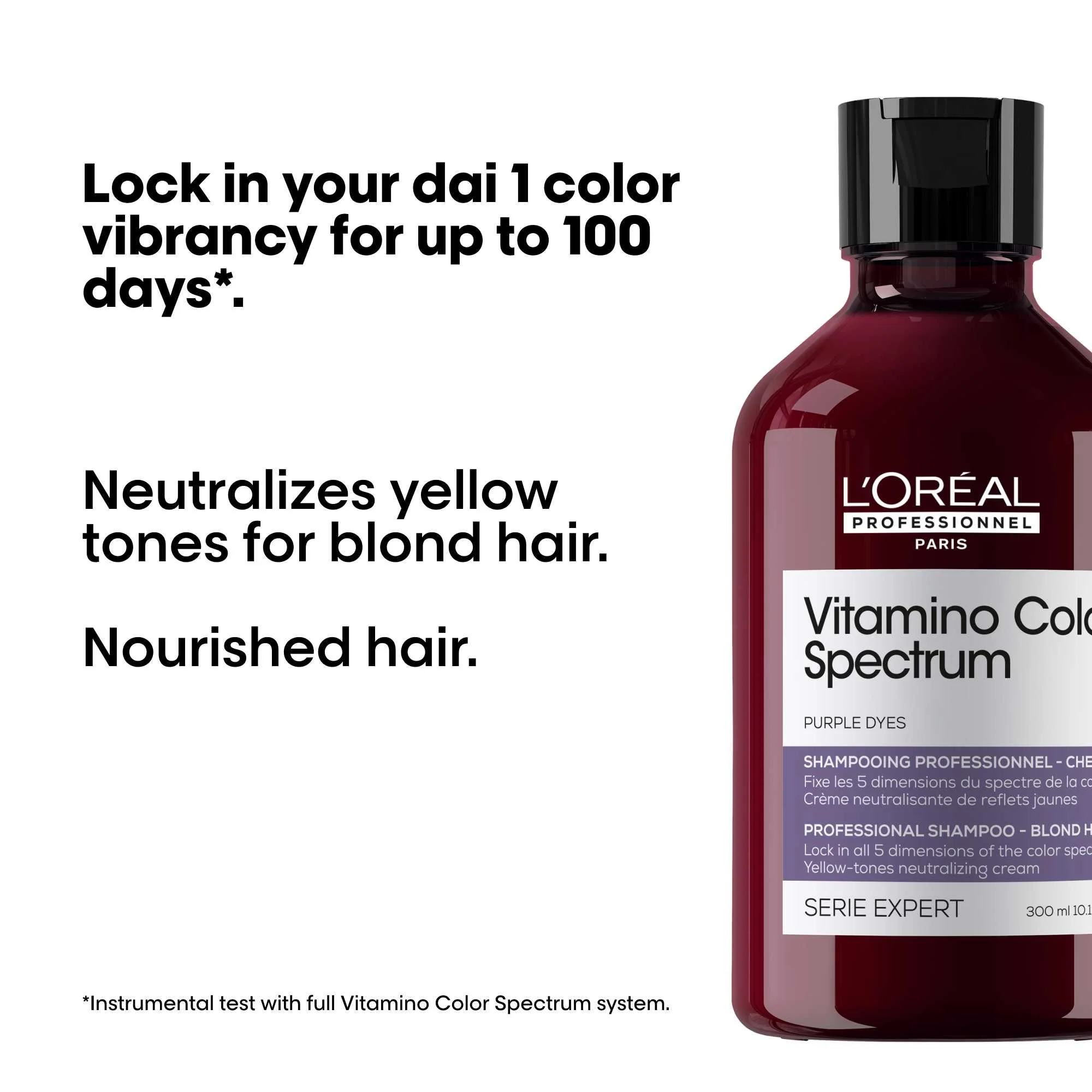 L'Oréal Vitamino Color Spectrum Purple Shampoo 300 ml. - Image 2