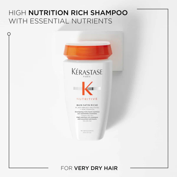 Kérastase Nutritive Bain Satin Riche Shampoo 250ml - Image 6