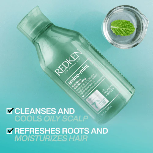 Redken Amino Mint Shampoo 300 ml. - Image 2