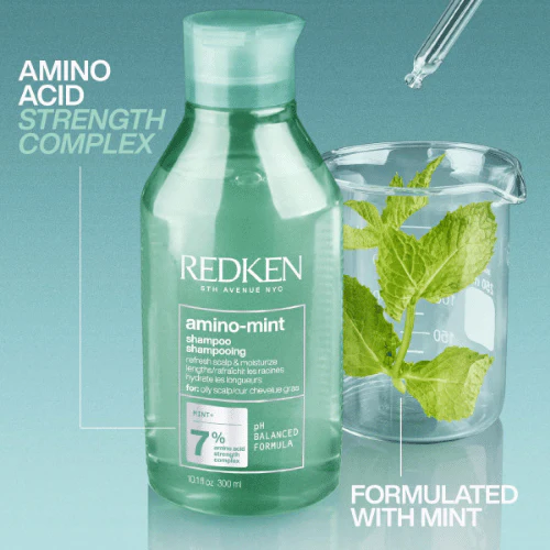 Redken Amino Mint Shampoo 300 ml. - Image 3