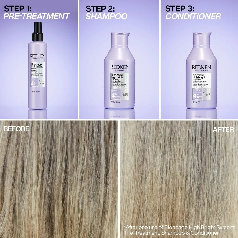 Redken Blondage High Bright Shampoo 300 ml. - Image 5