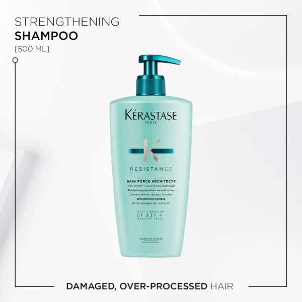 Kérastase Resistance Bain Force Architecte Shampoo 500ml - Image 2