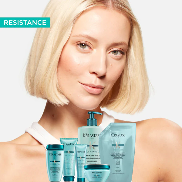 Kérastase Resistance Bain Force Architecte Shampoo 500ml Refill - Image 7