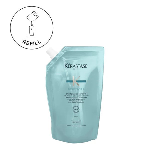 Kérastase Resistance Bain Force Architecte Shampoo 500ml Refill - Image 8